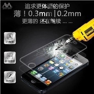 冲冠 IP5s钢化膜 iphone4s防爆膜 小米m2m3玻璃膜 红米超薄保护膜