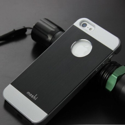 冲钻moshi铝制背板苹果5s保护套iphone5金属质感手机壳iphone4s壳