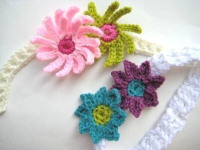 crochet baby headbands