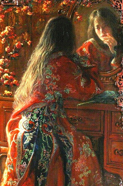 George Tsui Looking in the Mirror