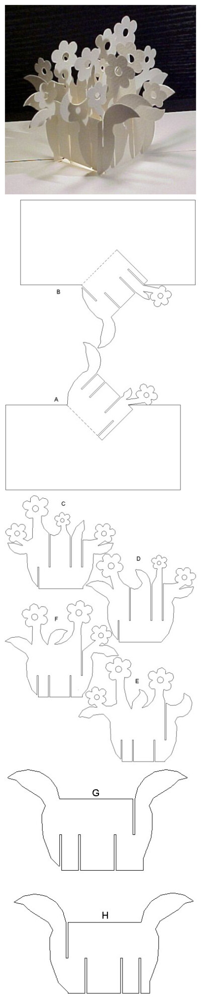 立体花圃，可以自己涂颜色哦