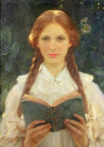 Girl with Pigtails, Samuel Henry William Llewelyn