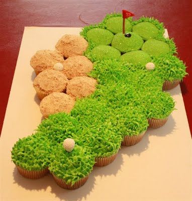 Golf cupcakes!