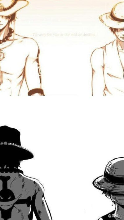 我梦见你回来了！可是他们说梦是相反的……我不信！ 喜欢海贼王的就关注@海贼王海迷俱乐部