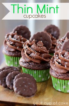 Thin Mint Cupcakes