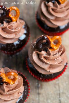 Salted Chocolate Cupcakes recipe