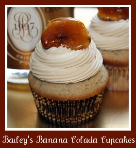 Banana Colada Cupcakes