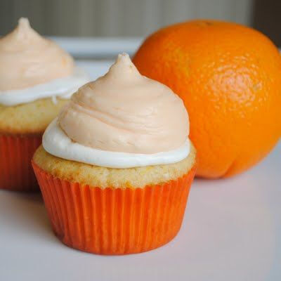 Orange Creamsicle Cupcakes