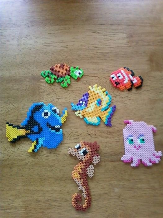 Finding Nemo characters perlwer beads by Kaitlynn G.- Perler® | Gallery