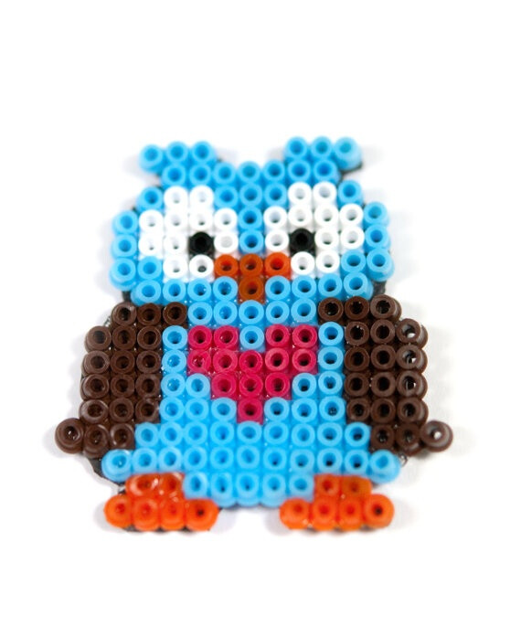 Owl hama perler beads