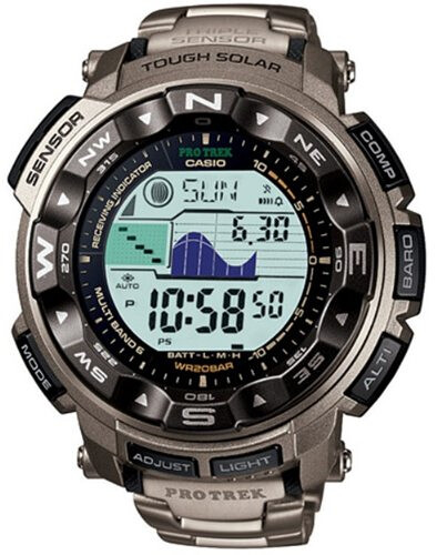 【正品行货】卡西欧CASIO 六局电波太阳能登山表PRW-2500T-7DR的图片