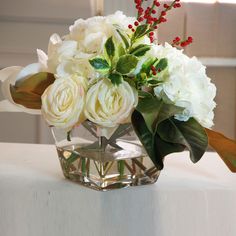 Christmas flower arrangement