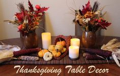 Thanksgiving Table Decor