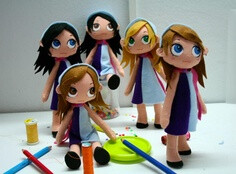 Basic peach dolls....(i think they are ADORABLE!!)