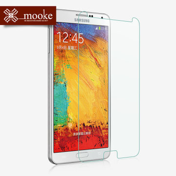 来源：mooke莫克 三星Note3贴膜 N9000手机前膜N9009超薄钢化纳米玻璃膜…