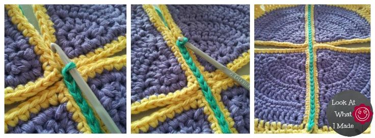 Joining Crochet Squares in a grid How to Join Crochet Squares Completely Flat Zipper Method