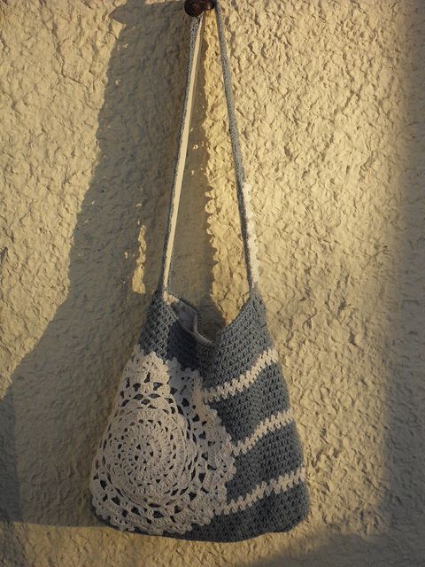 Crocheted bag