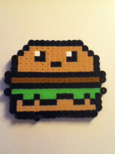 Perler bead Hamburger