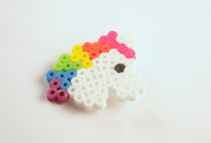 Rainbow Unicorn Pin by PeachMelody on Etsy