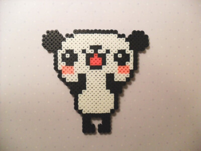 Perler Bead Kawaii Panda. via Etsy.