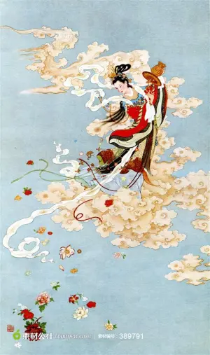 天女散花- 高清图片，堆糖，美图壁纸兴趣社区