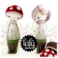 PATRON au crochet PAUL le champignon PDF par lalylala sur Etsy, €5.50