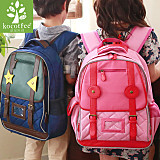 学生书包好评款推荐 韩国男女版儿童4色减负双肩背包 小学1-3-6年