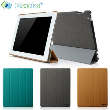 来源：BENKS邦克仕苹果ipad4保护套ipad2 ipad3休眠保护壳 时尚支架皮套…