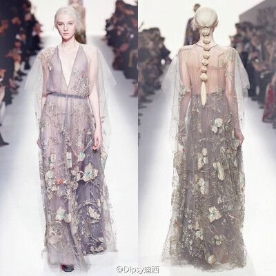 Valentino F/W 2014仙气缭缭，仙裙飘飘