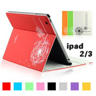 苹果 iPad2 保护套 new iPad 皮套 蒲公英 超薄三档位 ipad3 配件…