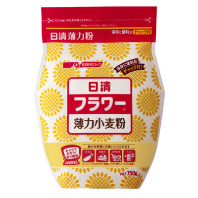 日本进口食品烘培日清薄力粉小麦粉低筋面粉g饼干蛋糕烘焙