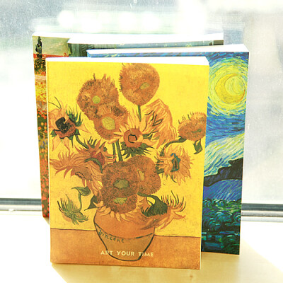 本！梵高油画世界大本加厚素描本/记事本/笔记本/超厚本子