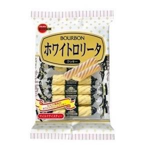 日本进口零食品布尔本BourBon芝士白脱奶油味饼干卷克包