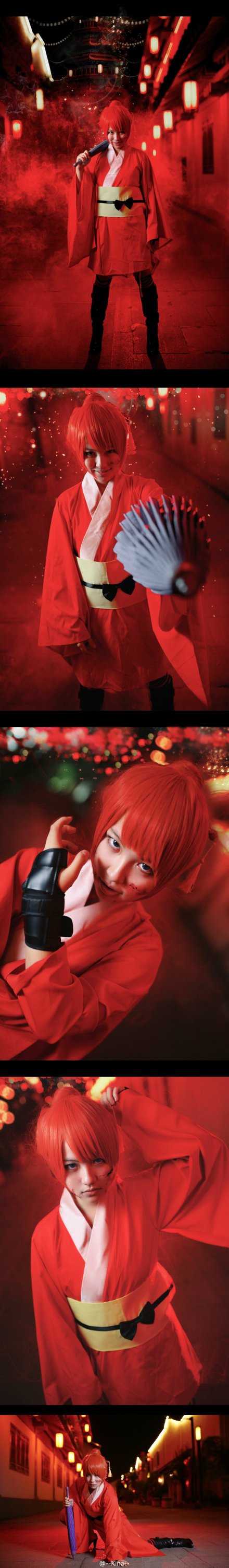 #Gintama# 吉原炎上篇 -- 双神 Kagura：@巧克力夹心琥珀珀 Kamui：Kina PHX:@永远18岁的天气君 感谢@纯正二货Ciffer @子泱泱_大水少年 帮忙举灯 拖了这么久的片终于产出来了简直对不起大家【土下座