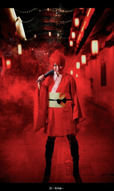 #Gintama# 吉原炎上篇 -- 双神 Kagura：@巧克力夹心琥珀珀 Kamui：Kina PHX:@永远18岁的天气君 感谢@纯正二货Ciffer @子泱泱_大水少年 帮忙举灯 拖了这么久的片终于产出来了简直对不起大家【土下座