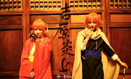 #Gintama# 吉原炎上篇 -- 双神 Kagura：@巧克力夹心琥珀珀 Kamui：Kina PHX:@永远18岁的天气君 感谢@纯正二货Ciffer @子泱泱_大水少年 帮忙举灯 拖了这么久的片终于产出来了简直对不起大家【土下座