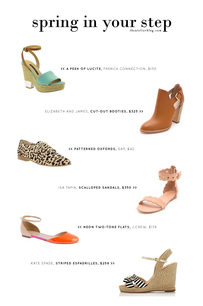Shoes to put a spring in your step from The Atelier