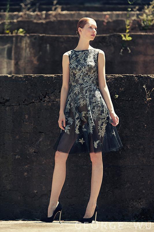 George Wu Collection:The Dark Eden: Garden of Gihon dress