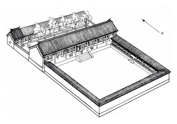 【半坡围圈为何用】 东城区朝阳门内新鲜胡同42号 2002年9月5日