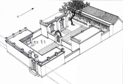 【中西结合小巧院】 东城区建国门内内盛芳胡同3号