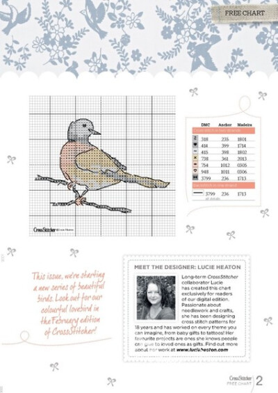 免费丨英国CROSS STITHCER杂志 电子版 2014年1月 共156页