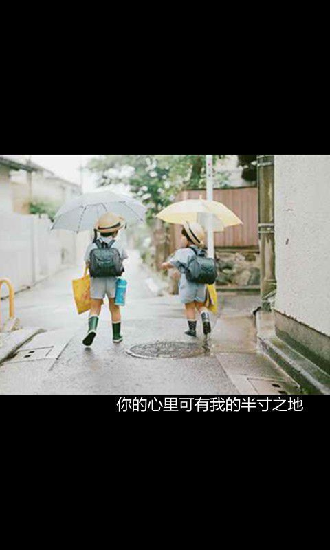 你的心里可有我的半寸之地