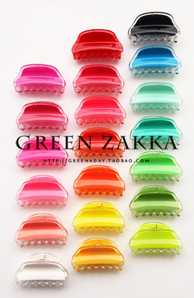 ♦GREEN ZAKKA♦发饰头饰 AA彩虹定制进口亚克力 云朵 发夹抓夹子