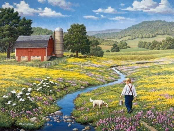 快乐是最好的天气。by'John Sloane