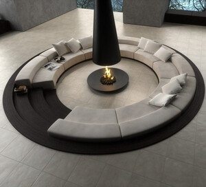 Sunken Circular Sofa