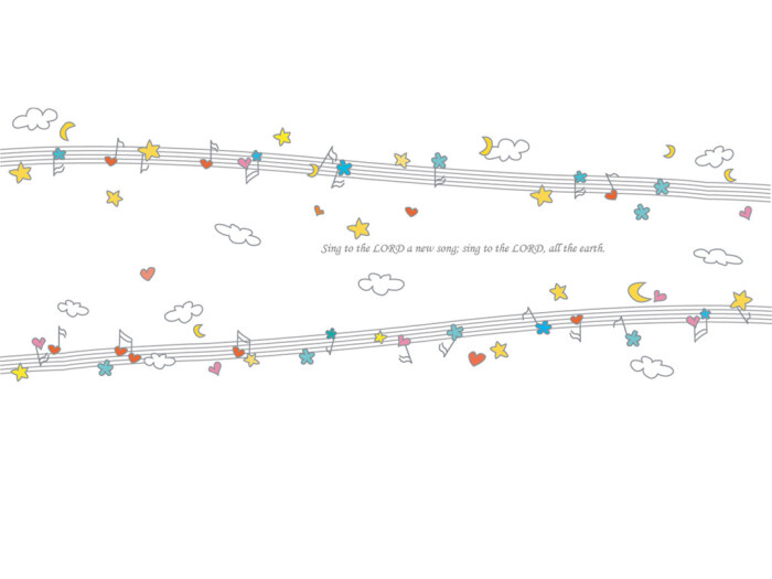 可爱音符桌面壁纸 堆糖 美图壁纸兴趣社区
