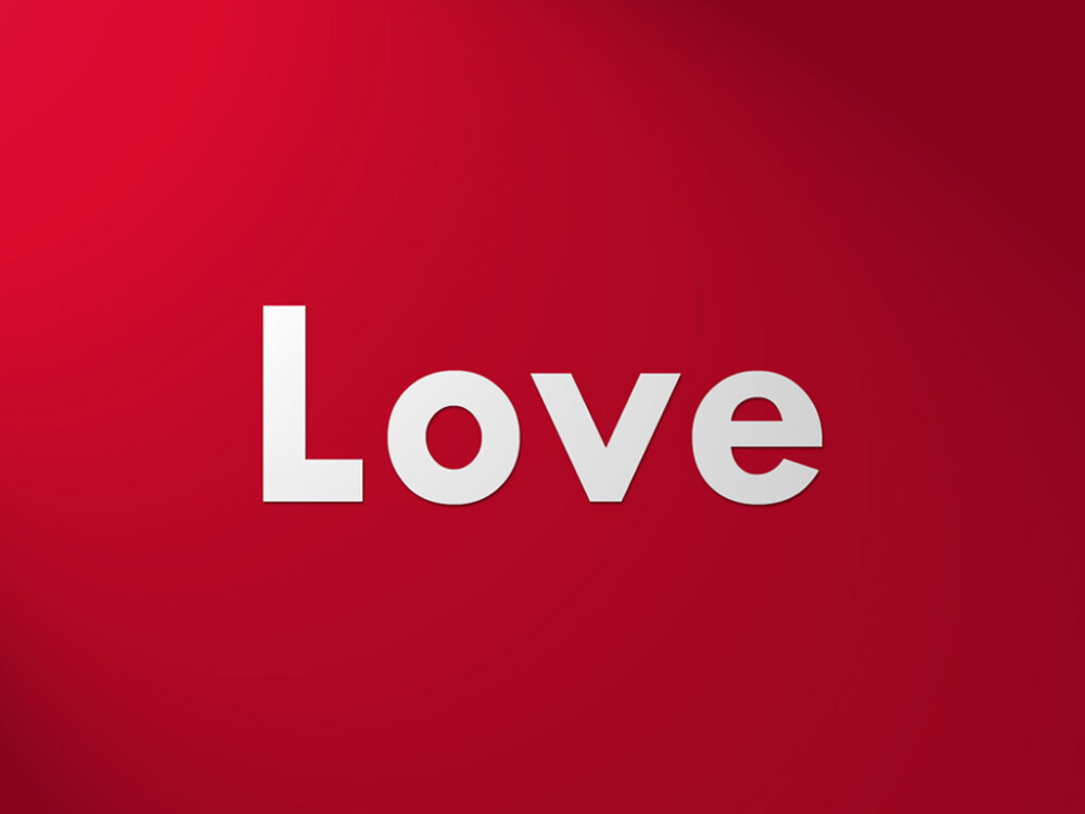 love红色桌面壁纸
