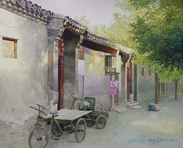 老北京水彩画