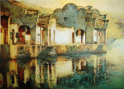 老北京水彩画