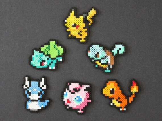 Pokemon perler bead sprites